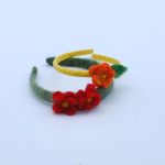 Cerchietto per capelli con fiori
